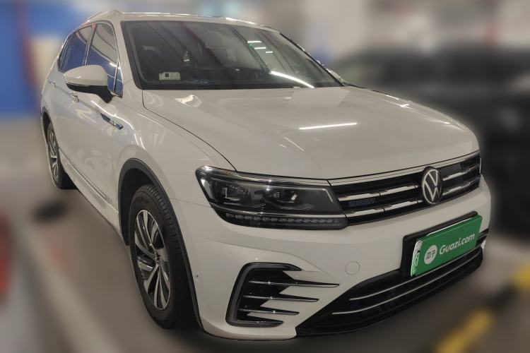 Used Volkswagen Tiguan L New Energy 2021 430 PHEV Plug-in Hybrid Flagship Edition Front Right 45 Deg