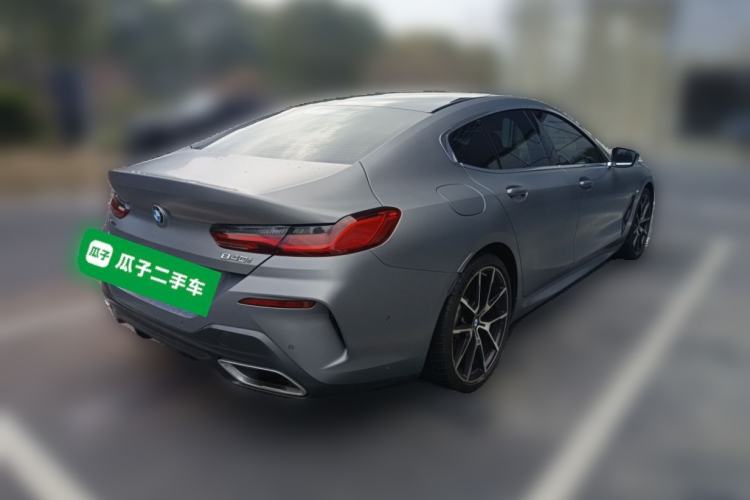 Used BMW 8 Series 2022 840i xDrive 4-Door Gran Coupe M Sport Package Rear Right 45 Deg