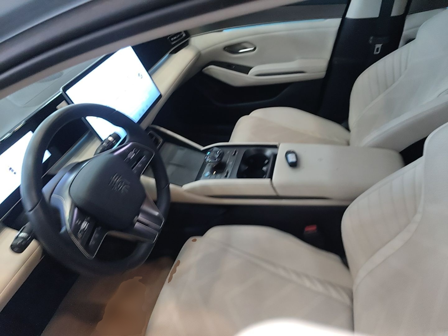 Vordere Reihe im Auto