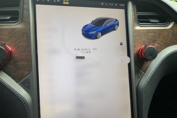 Used Tesla Model S 2017 S 75D Standard Range Edition Audio And AC Panel