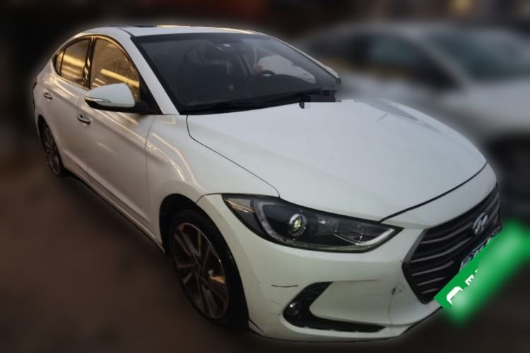 Used Hyundai Elantra (6th Generation / Lingdong) 2016 1.6L Automatic ZhiXuan – Elite Version Front Right 45 Deg