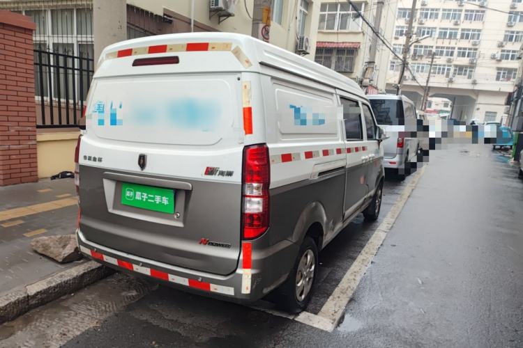 Used Jinbei New Hiace X30L 2018 1.5L Box Truck Wealth Edition DLCG14 Rear Right 45 Deg