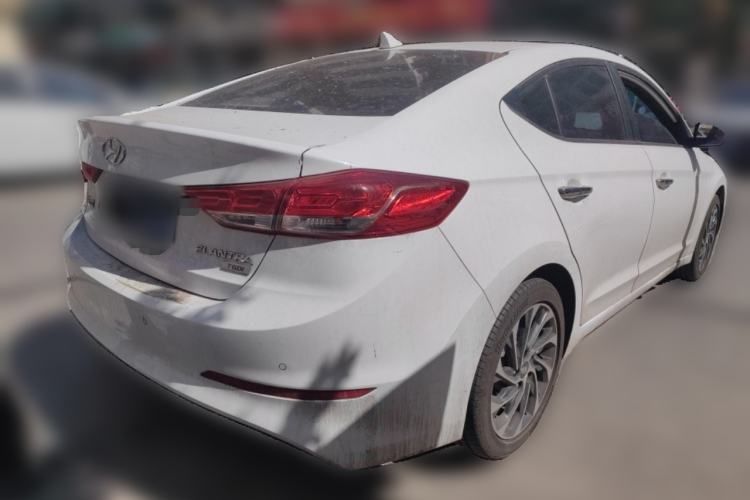 Used Hyundai Elantra (6th Generation / Lingdong) 2019 1.4T Dual-Clutch Xuan Dong · Dynamic Model Rear Right 45 Deg