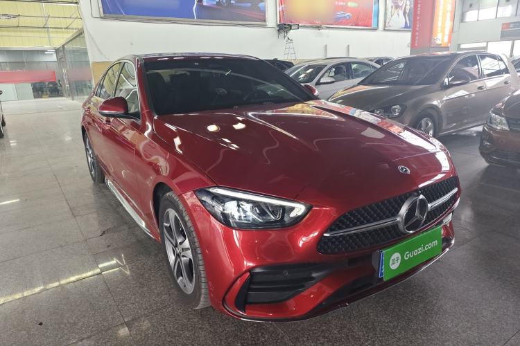 Used Mercedes-Benz C-Class 2022 C 200 L Sport Edition Front Right 45 Deg