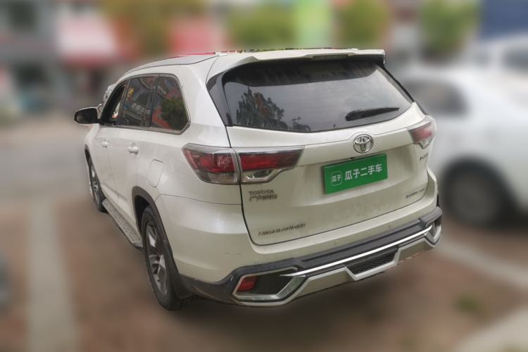 Used Toyota Highlander 2017 2.0T Four-Wheel Drive Luxury Edition 7 Seats Rear Left 45 Deg