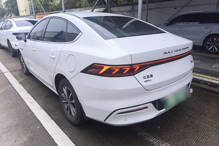 Used BYD Qin PLUS 2023 Champion Edition DM-i 55KM Leading Model Rear Left 45 Deg