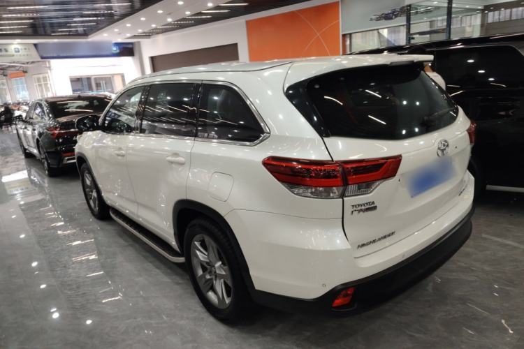 Used Toyota Highlander 2018 2.0T Four-Wheel Drive Prestige Version 7 Seats China V Emission Standard Rear Left 45 Deg