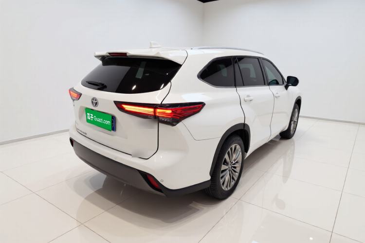 Used Toyota Highlander 2022 Dual-Engine 2.5L Four-Wheel Drive Prestige Version 7 Seats Rear Right 45 Deg