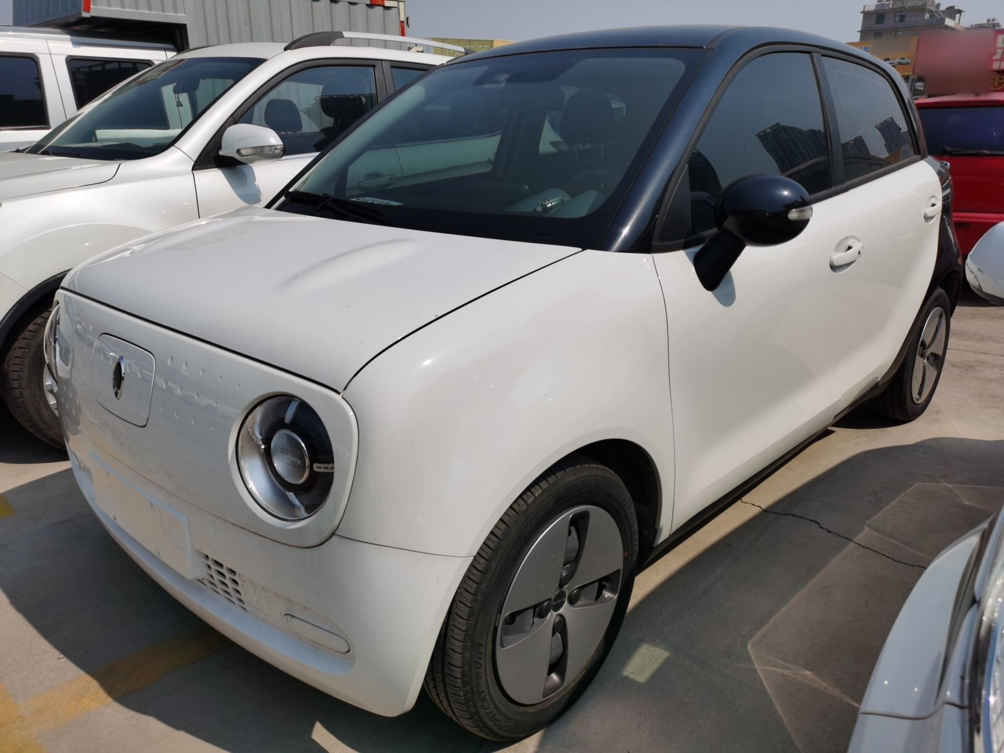 تحت مقدمة السيارة