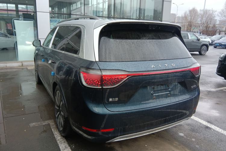 Used Hima AITO M9 2025 Extended-Range Ultra Version 52 kWh 6-Seater Rear Left 45 Deg