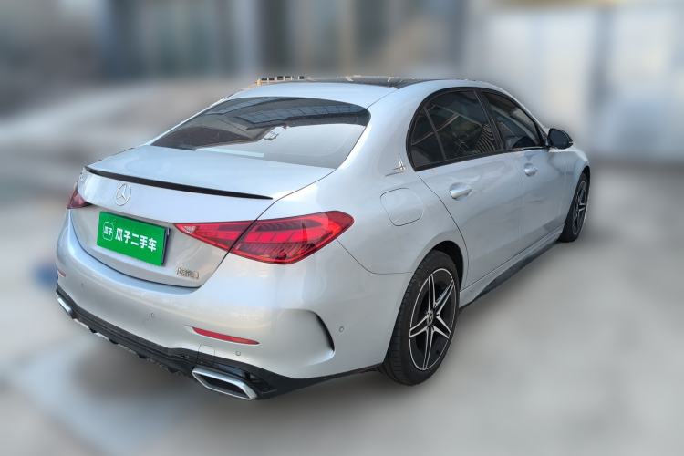 Used Mercedes-Benz C-Class 2023 C 260 L Bright Night Sports Edition Rear Right 45 Deg