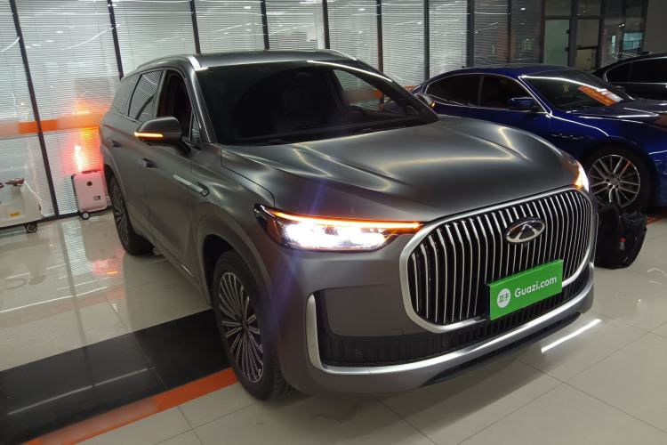 Used Chery Tiggo 9 2025 2.0T Automatic Two-Wheel Drive Luxury Edition 5 Seats Front Right 45 Deg