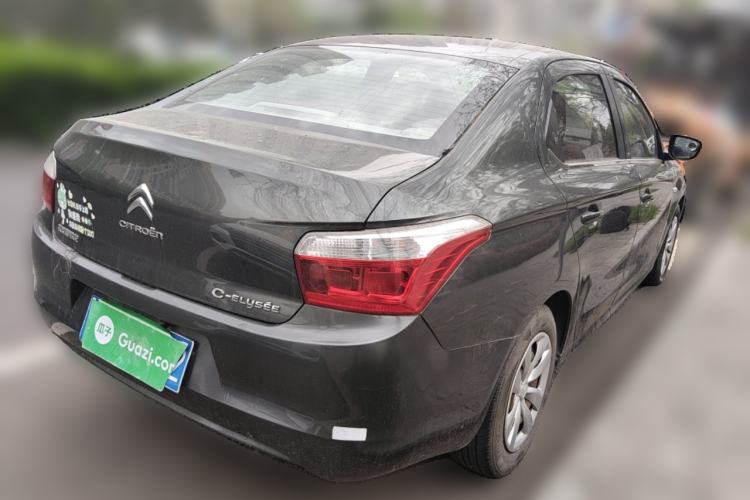 Used Citroen Elysee 2014 1.6L Manual Fashion Edition Rear Right 45 Deg