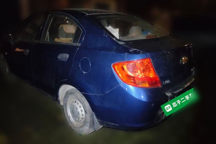 Used Chevrolet Sail 2010 Sedan 1.2L Manual Warm Edition Rear Left 45 Deg