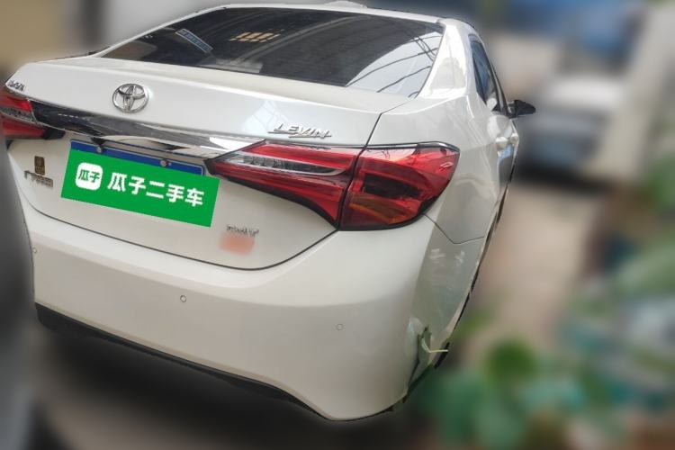 Used Toyota Levin 2017 Revised 185T CVT Elite Edition China V Standard Rear Right 45 Deg