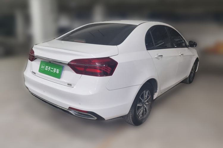 Used Geely Auto Emgrand 2019 Leading Edition 1.5L CVT Luxury Model China VI Standard Rear Right 45 Deg