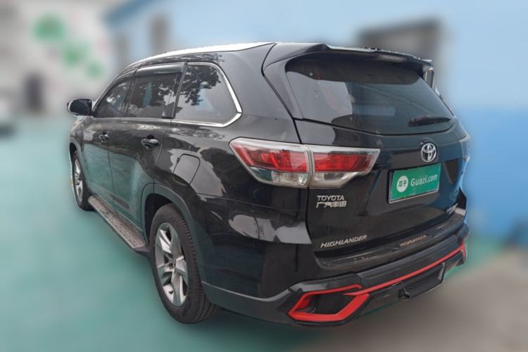 Used Toyota Highlander 2017 2.0T Four-Wheel Drive Luxury Edition 7 Seats Rear Left 45 Deg