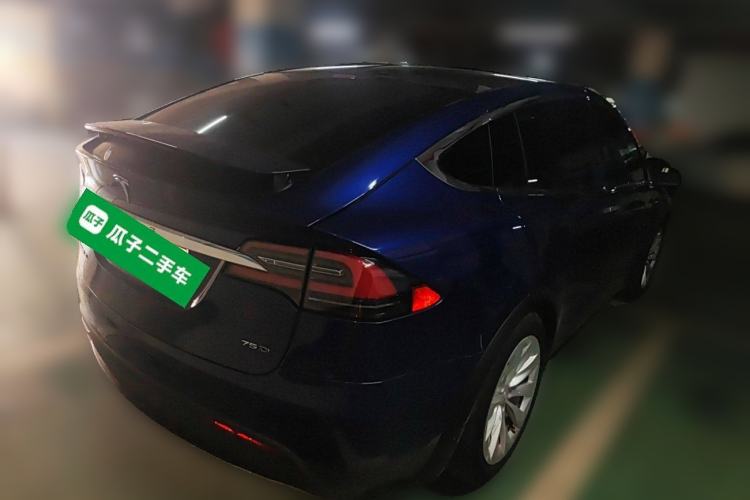 Used Tesla Model X 2016 X 75D Rear Right 45 Deg