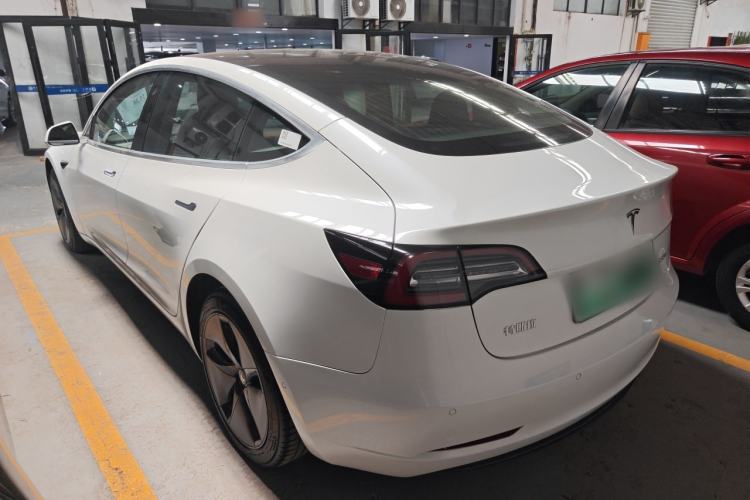 Used Tesla Model 3 2019 Standard Range Rear-Drive Upgraded Version Rear Left 45 Deg