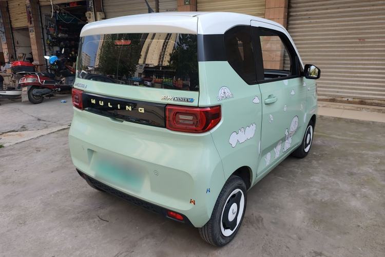 Used Wuling Hongguang MINIEV 2021 Macaron Premium Model – Lithium-NMC Rear Right 45 Deg