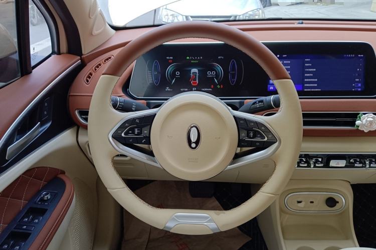 Used ORA Good Cat 2023 401 km Standard Range Luxury Version Lithium Iron Phosphate Steering Wheel