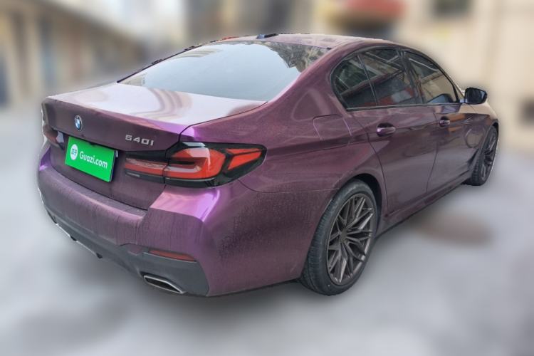 Used BMW 5 Series 2022 Restyled 540i Luxury Edition M Sport Package Rear Right 45 Deg