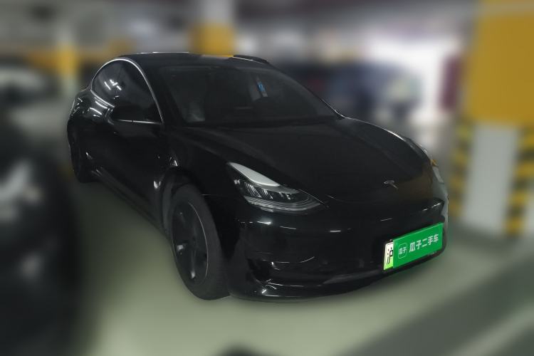 Used Tesla Model 3 2020 Standard Range Rear-Wheel Drive Upgraded Version Front Right 45 Deg