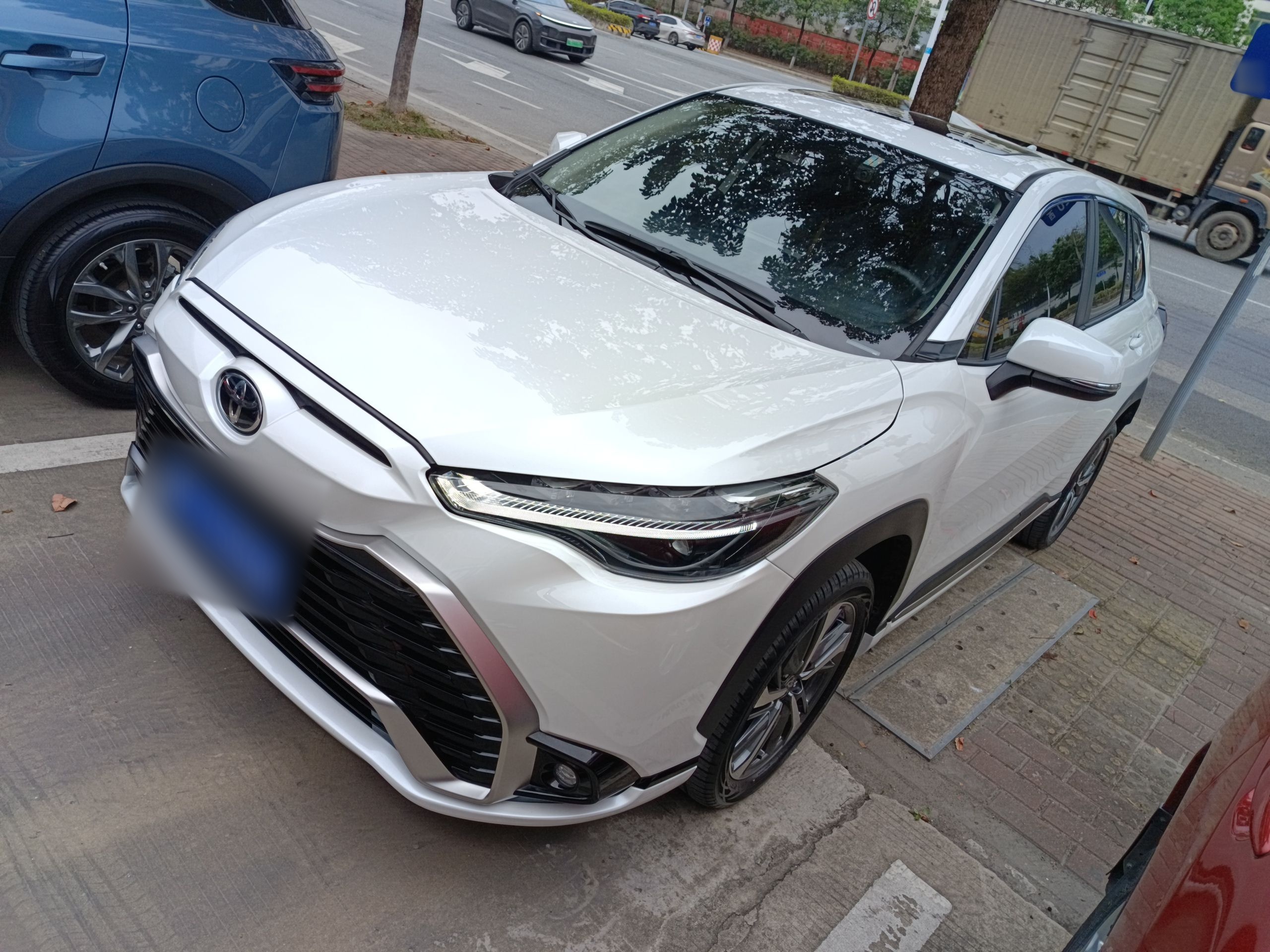 تحت مقدمة السيارة