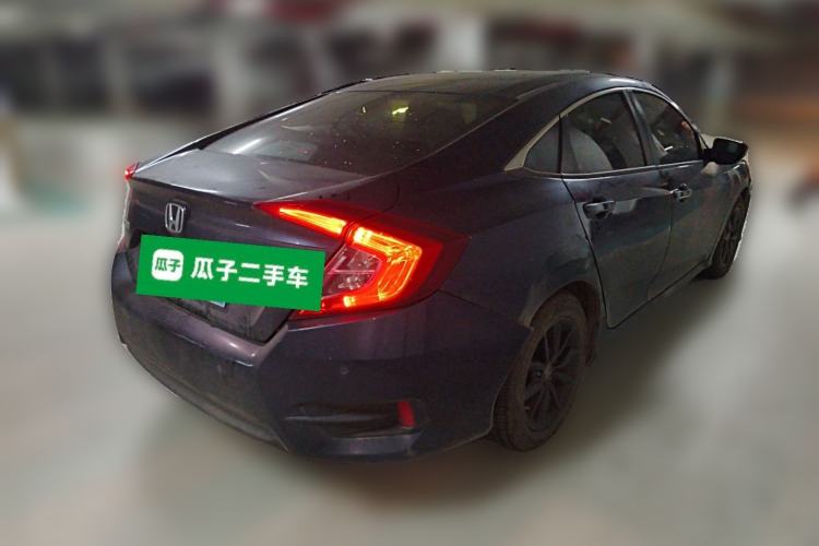Used Honda Civic 2019 220TURBO CVT Dynamic Edition China VI Rear Right 45 Deg