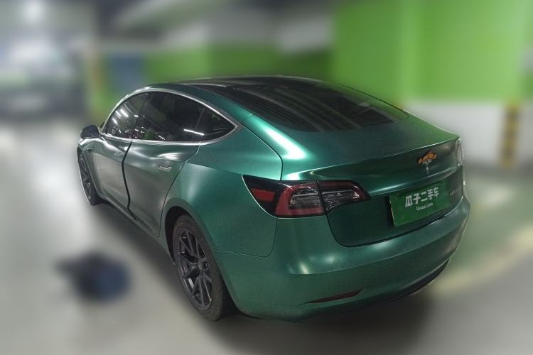 Used Tesla Model 3 2019 Standard Range Rear-Drive Upgraded Version Rear Left 45 Deg