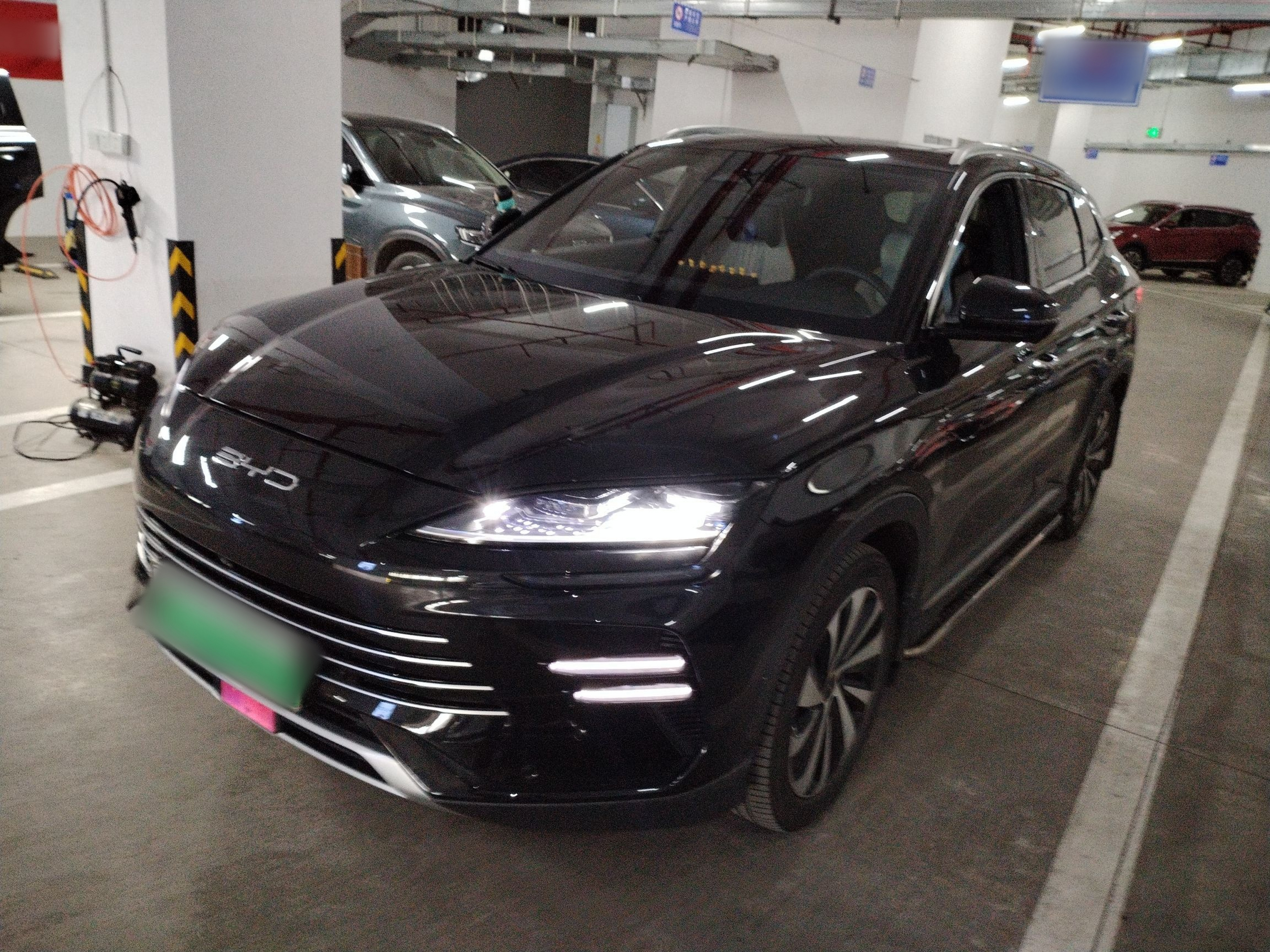 تحت مقدمة السيارة