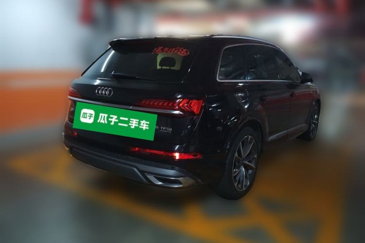 Used Audi Q7 2022 55 TFSI quattro S line Sport model Rear Right 45 Deg