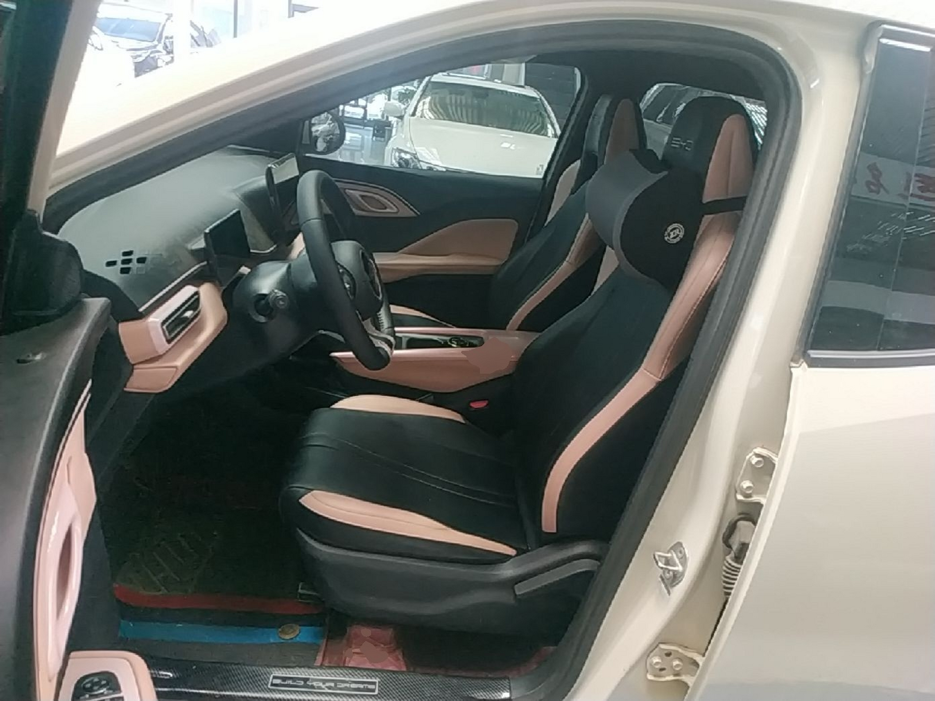 Vordere Reihe im Auto