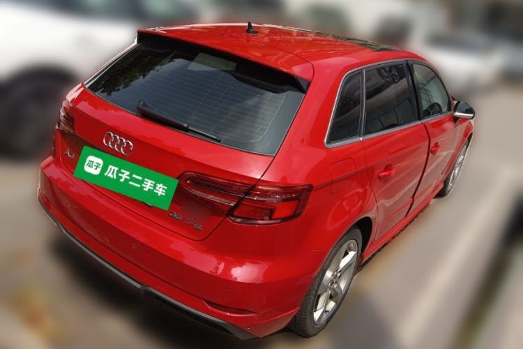 Used Audi A3 2020 Sportback 35 TFSI Fashion Edition China VI Emission Standard Rear Right 45 Deg