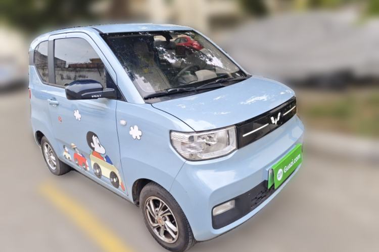 Used Wuling Hongguang MINIEV 2021 Macaron Premium Model – Lithium Iron Phosphate Front Right 45 Deg
