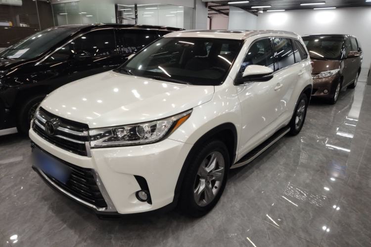 Used Toyota Highlander 2018 2.0T Four-Wheel Drive Prestige Version 7 Seats China V Emission Standard