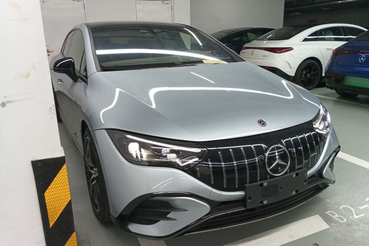 Used Mercedes-Benz EQE AMG 2023 AMG EQE 53 4MATIC+ Front Right 45 Deg