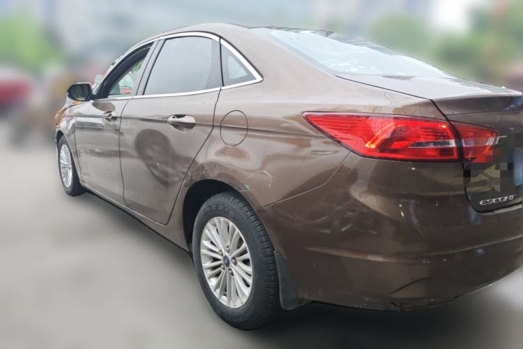 Used Ford Escort 2015 1.5L Automatic Comfort Edition Rear Left 45 Deg