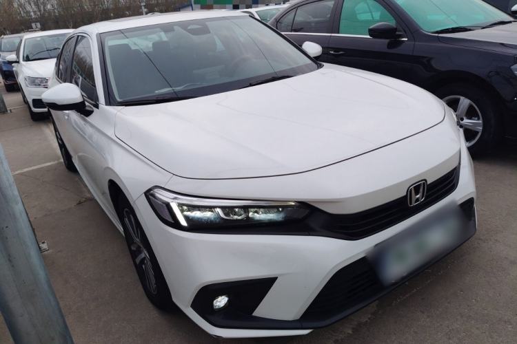 Used Honda Civic 2022 240TURBO CVT Dynamic Edition Front Right 45 Deg