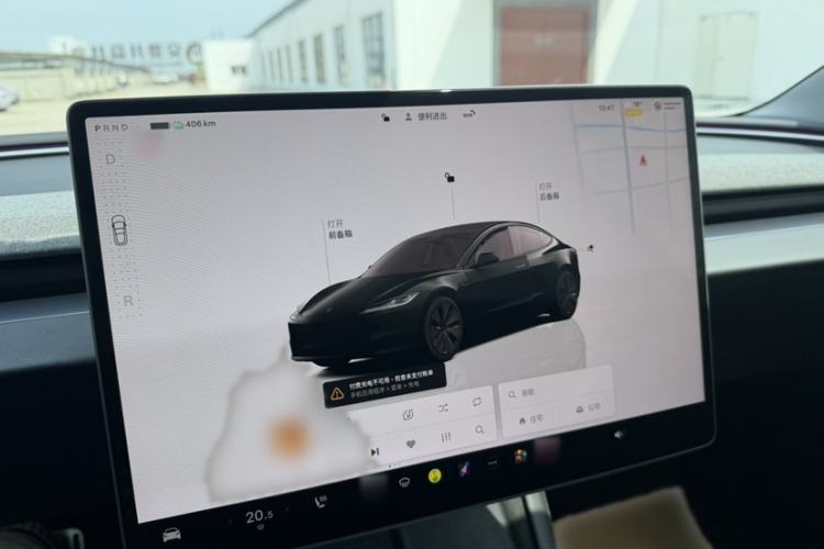 Used Tesla Model 3 2023 Rear-Wheel-Drive Version Audio And AC Panel