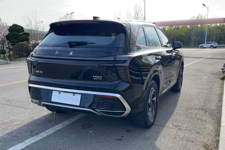 Used Hongqi HS3 2023 1.5T Two-Wheel Drive Shanwei Edition Rear Right 45 Deg