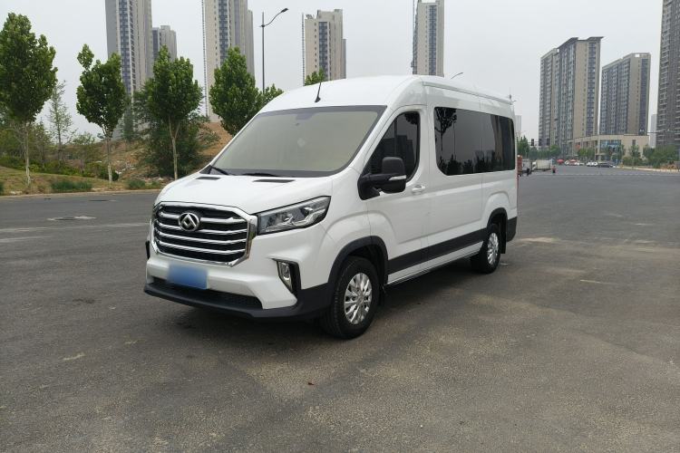 Used SAIC MAXUS Xintu V90 2022 2.0T Manual ZhiDa Rear-Drive Long Wheelbase High-Roof Single-Tire 9-Seater