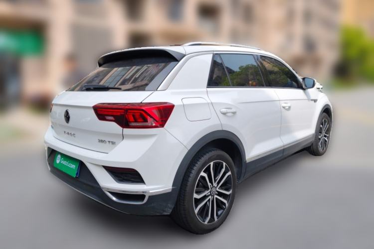 Used Volkswagen T-ROC 2021 280TSI DSG Two-Wheel Drive Comfort Connect Edition Rear Right 45 Deg