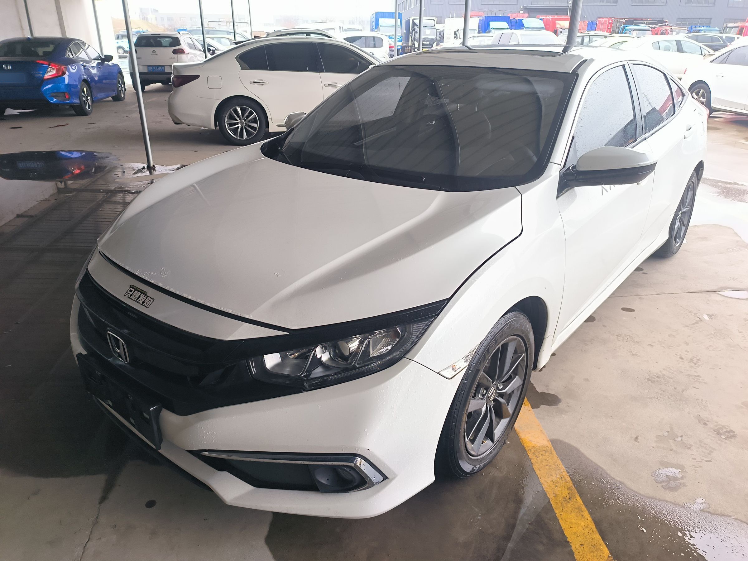 تحت مقدمة السيارة