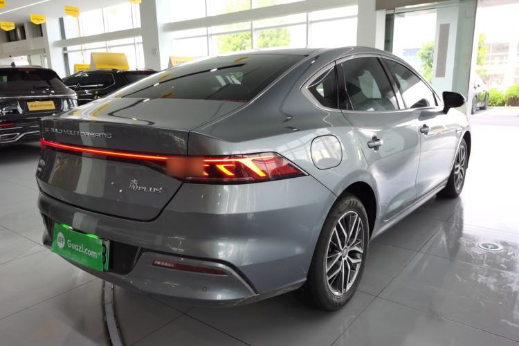 Used BYD Qin PLUS 2021 DM-i 120KM Flagship Model Rear Right 45 Deg