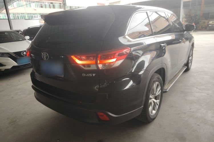 Used Toyota Highlander 2018 2.0T Two-Wheel Drive Elite Version 5 Seats China VI Standard Rear Right 45 Deg
