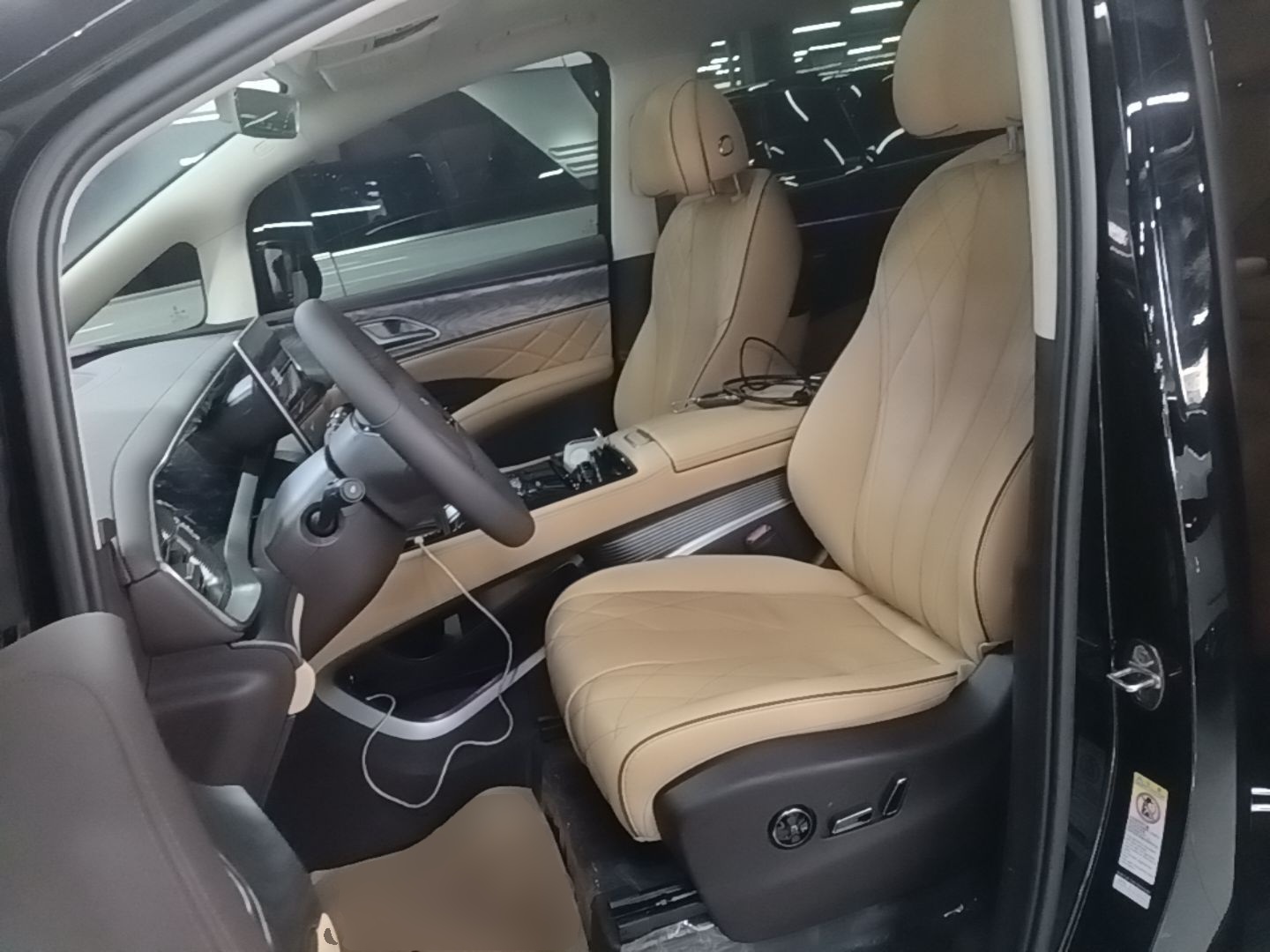 A primeira fila do carro