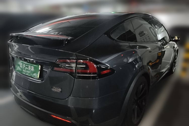 Used Tesla Model X 2023 Three-Motor All-Wheel-Drive Plaid Version Rear Right 45 Deg