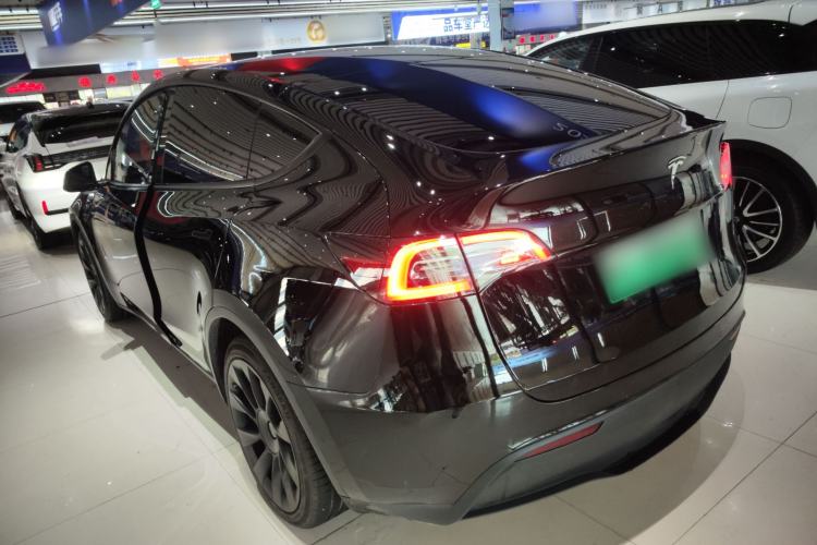 Used Tesla Model Y 2021 Standard Range Rear-Wheel Drive Version Rear Left 45 Deg