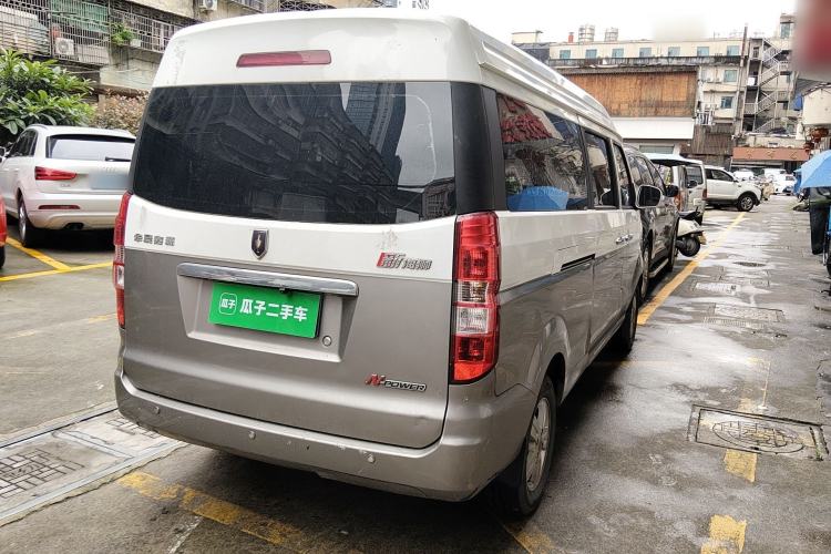 Used Jinbei New Hiace X30L 2021 1.5L Business Central Air-Conditioned Coach China VI Standard SWC15M Rear Right 45 Deg